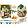 leantoys Dinoszaurusz Festés Tojás Festék Ecsetek DIY Zöld (19045)