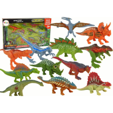 leantoys Dinoszaurusz Figurák Készlete - 12 db, Színes (15929) játékfigura
