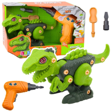 leantoys DIY Dinoszaurusz Kicsavaró Zöld Fúrógép (24304) kreatív és készségfejlesztő