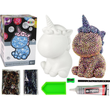 leantoys DIY Egyszarvú Készlet Gyémántok Kristályok Barna (15625) kreatív és készségfejlesztő