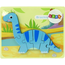 leantoys Fa Puzzle Dinoszaurusz Brachiosaurus Kék 10340 (10340) puzzle, kirakós