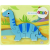 leantoys Fa Puzzle Dinoszaurusz Brachiosaurus Kék 10340 (10340)