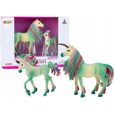 leantoys Gyűjthető Figurák Unicorn with Little Green 2 db 19002 ( ) játékfigura