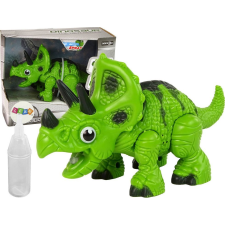 leantoys Interaktív Dinoszaurusz Triceratops Steam Water Sound Zöld 15165 (15165) játékfigura