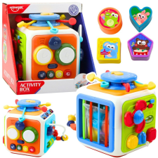 leantoys Interaktív Kockaválogató Oktató Érzékszervi Hangok Színes- 25271 (5905991063551) oktatójáték