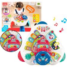 leantoys Interaktív Oktatási Asztal Kormánykerékkel Háromszögletű Színes (22714) oktatójáték