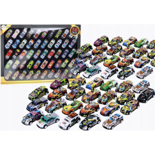 leantoys Kerekes Autók Készlet Power Cars Színes 50 db (18789) autópálya és játékautó