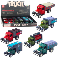 leantoys Klasszikus Fém Teherautó Hátrahúzós Fények Hangjai23194 (23194) autópálya és játékautó