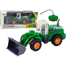 leantoys Kotró Rakodó R/C Távirányított Emelőkar Zöld 21054 (21054) autópálya és játékautó