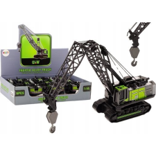 leantoys Lánctalpas Daru Fém Kampós Daru 1:55 Fekete-zöld 18863 ( ) autópálya és játékautó