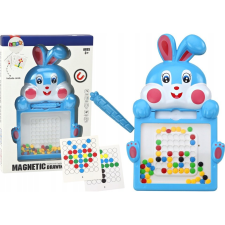 leantoys Lean Toys Mágneses Tábla, Nyúl, 7 Dizájn, Mágneses Toll, Kék (17783) kreatív és készségfejlesztő