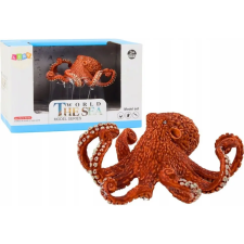 leantoys Lean Toys Óriás Polip Figura Narancssárga 10 cm játékfigura