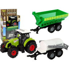 leantoys LED Traktor Gép - Utánfutóval, Tartálykocsival (15221) autópálya és játékautó