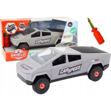 leantoys Modern Autó Szétszedő Barkács Csavarhúzó Szürke 18663 (18663) autópálya és játékautó