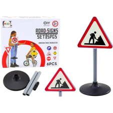 leantoys Nagy Útépítési Munkákra Figyelmeztető Tábla Oktatási 70 cm 22914 (22914) oktatójáték