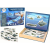 leantoys Oktatási Mágneses Kirakós Készlet Katonai Hajó Motívumokkal (16667)