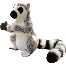 leantoys Plüss Lemur Kabalaállat Puha Szürke 28 cm (20941) plüssfigura