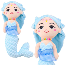 leantoys Plüss Sellő Korallokkal Ölelnivaló Játék Kék 32cm – 22515 (22515) plüssfigura