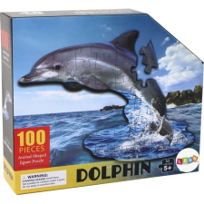 leantoys Puzzle 100 db Delfin Témájú Tengeri Állatok 16507 (16507) puzzle, kirakós