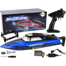 leantoys R/C Motorcsónak - 2.4 Ghz, Kék (15352) autópálya és játékautó