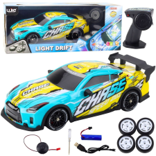 leantoys RC Távirányítású Sportautó Megvilágított Drift Karosszériával Türkiz- 23069 (23069) autópálya és játékautó