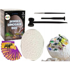 leantoys Régészeti Ásatási Készlet Hatalmas Tojással, 12 Dinoszauruszfigurával 14970 (14970) oktatójáték