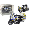 leantoys Rendőrségi Motorkerékpár Súrlódó Meghajtású Akkumulátorral Működő Lámpákkal Soundc 21059 (21059)