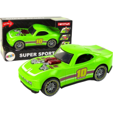 leantoys Sport Sound Lights Jármű - 1:14, Zöld (15465) autópálya és játékautó