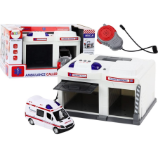 leantoys Sürgősségi Szolgáltatások Bázis Mentőautó (18746) autópálya és játékautó