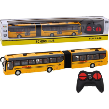 leantoys Távirányítós Csuklós R/C Iskolabusz - 1:32, Sárga (17847) távirányítós modell