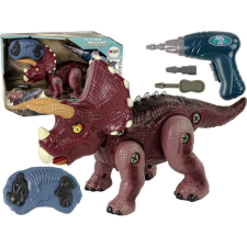 leantoys Távirányítós Dinoszaurusz - Szerelhető, Bordó (13662) kreatív és készségfejlesztő