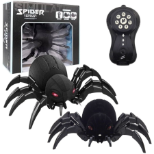 leantoys Távirányítós RC Spider Black Widow Füst Effekt Hangok (24395) készségfejlesztő