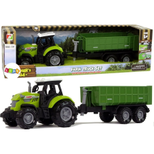 leantoys Traktor - Levehető Utánfutóval (511709) autópálya és játékautó