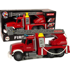 leantoys Tűzoltóautó - Fények, Piros (9528) autópálya és játékautó