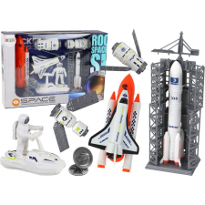 leantoys Űrmisszió Űrrakéta Űrhajó Készlet 8 Elemmel (16577) építkezés