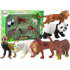 leantoys Vadon Élő Állat Figurakészlet - A Világ Állatai Készlet, 6 db (12275)