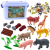 leantoys Vadon Élő És Háziállat-figurákból Álló Készlet 58 Db – 25184 (25184)