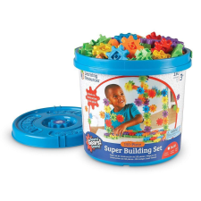 Learning Resources Gears! Gears! Építői készlet, Tananyag, 150 db barkácsolás, építés