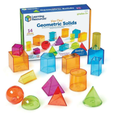 Learning Resources Színes geometriai alakzatok kreatív és készségfejlesztő