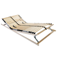  Lécalap fejtámlával Barna 120 x 190 cm Tömör bükkfa ágy és ágykellék