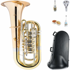 Lechgold Ft-15/6L F tuba Lakkozott Deluxe Szett fúvós hangszer