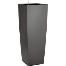 Lechuza Cubico Alto Premium oszlopkaspó 40 cm x 40 cm antracit-metál kerti dekoráció
