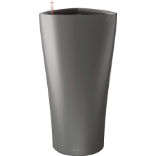 Lechuza Delta Premium oszlopkaspó 30 cm átmérő x 56 cm antracit-metál kerti dekoráció