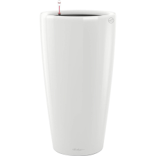 Lechuza Rondo Premium oszlopkaspó 32 cm átmérő x 56 cm fehér magasfényű kerti dekoráció