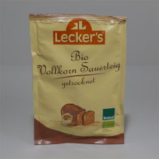 Leckers bio teljes kiőrlésű szárított kovász 30 g reform élelmiszer