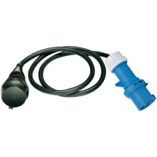 Lectra Technik Kft. Egyfázisú ipari lengő hosszabbító 1,5m fekete villanyszerelés