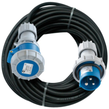 Lectra Technik Kft. Egyfázisú ipari lengő hosszabbító 25m fekete villanyszerelés