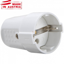 Lectra Technik Kft. Földelt műanyag dugalj, fehér villanyszerelés