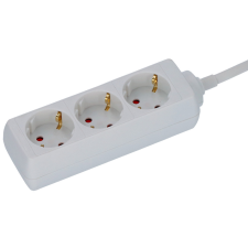 Lectra Technik Kft. Hármas elosztó 1,4m fehér villanyszerelés