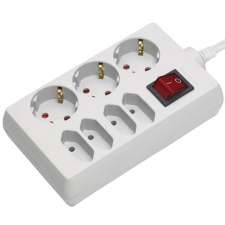 Lectra Technik Kft. Hetes elosztó kapcsolóval 1,4 m fehér villanyszerelés